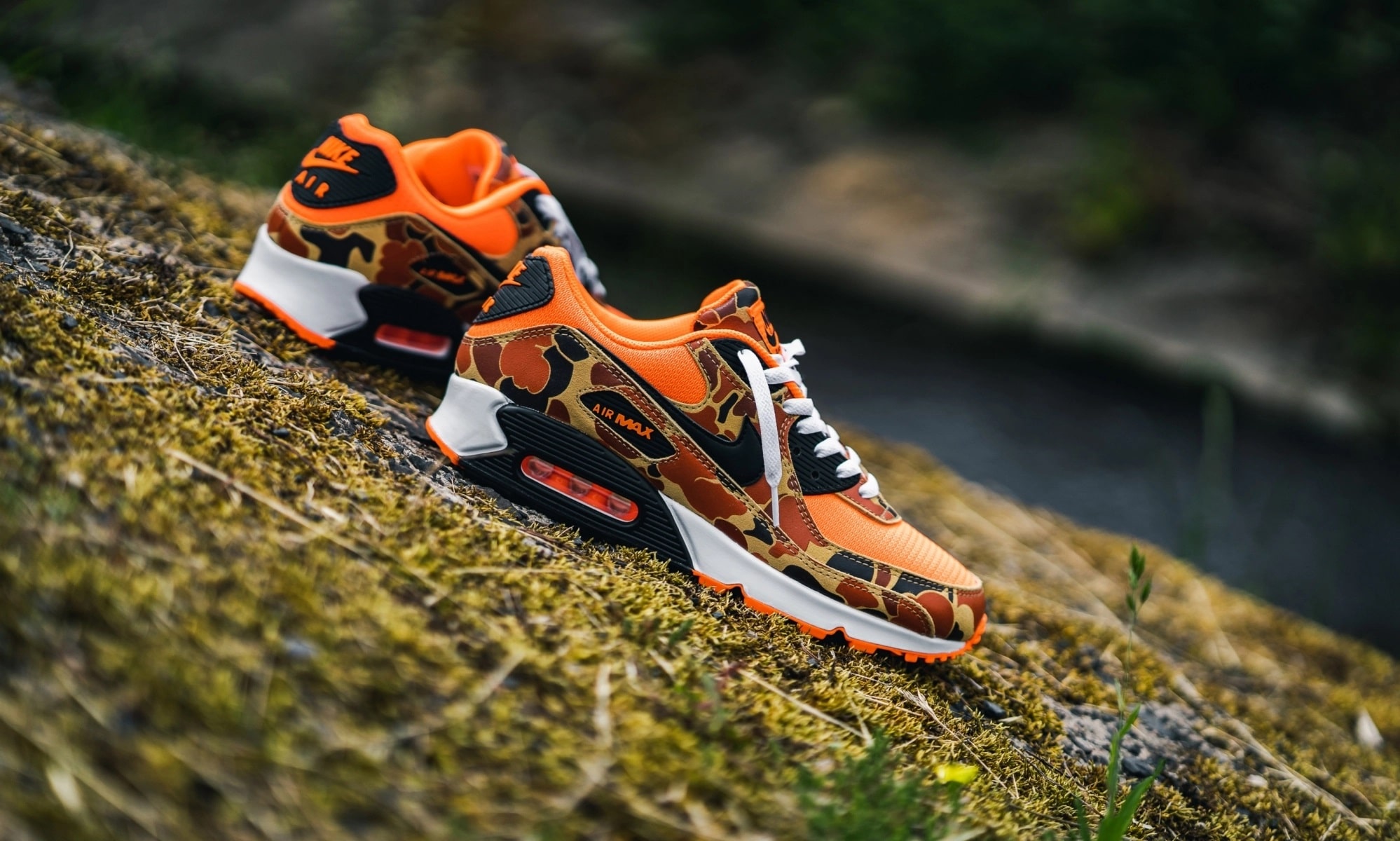 Nike Air Max 90 Orange Duck Camo CW4039 800 Grailify